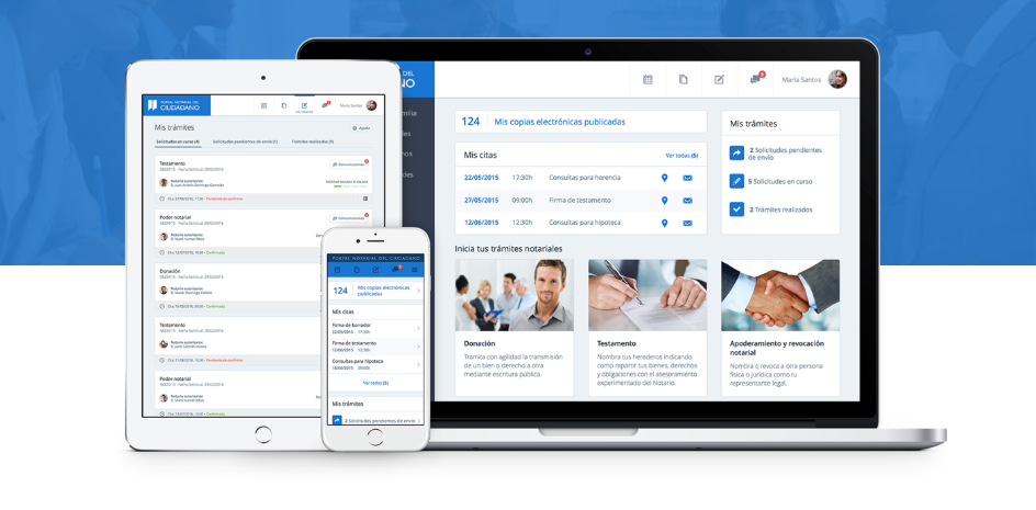 Portal notarial para firma por videollamada